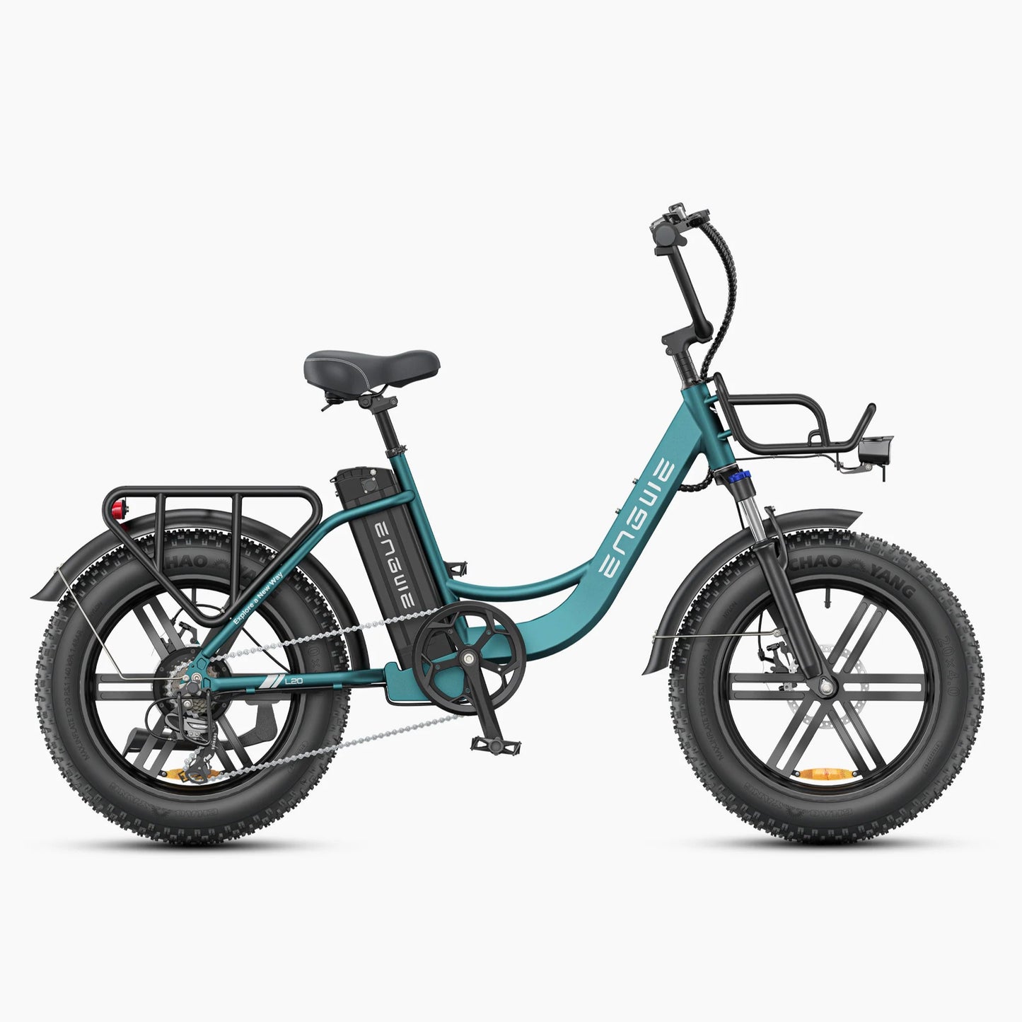 ENGWE L20 Boost 250W Mid-drive Motor FrontSuspension Compact E-bike with Boost Button