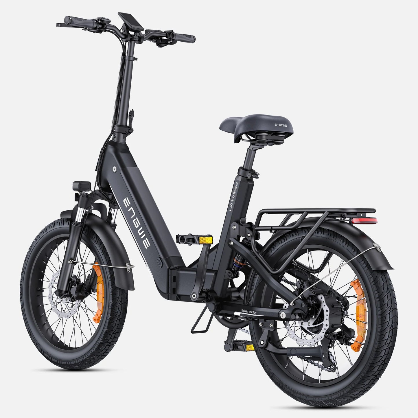 ENGWE L20 3.0 Boost 250W 75Nm Mid-drive Motor Full Suspension Compact E-bike