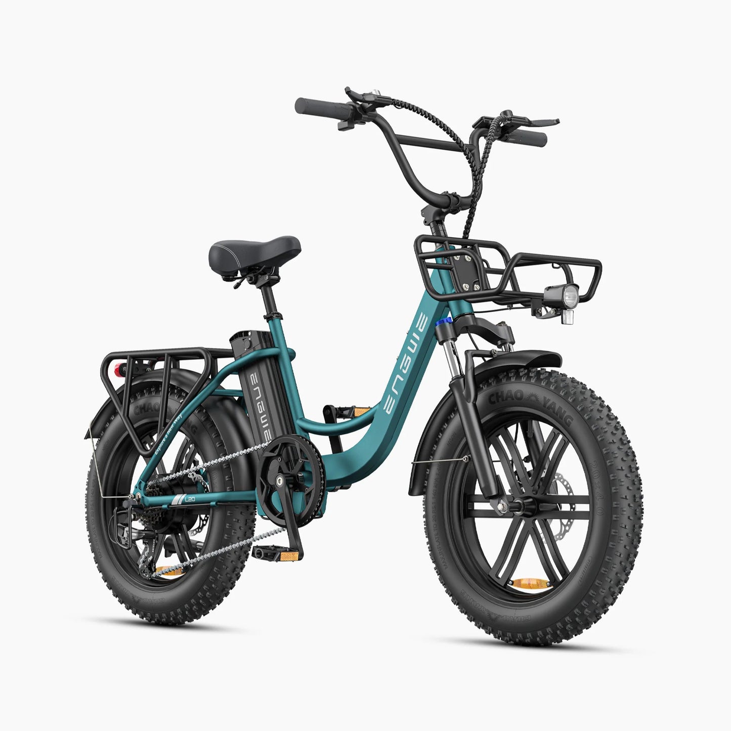 ENGWE L20 Boost 250W Mid-drive Motor FrontSuspension Compact E-bike with Boost Button