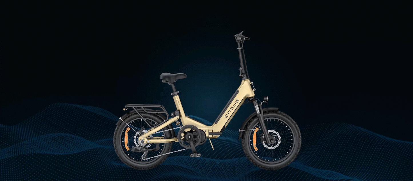 ENGWE L20 3.0 Pro 250W 100Nm Mid-drive Motor Full Suspension Compact E-bike - Bike N Fitness