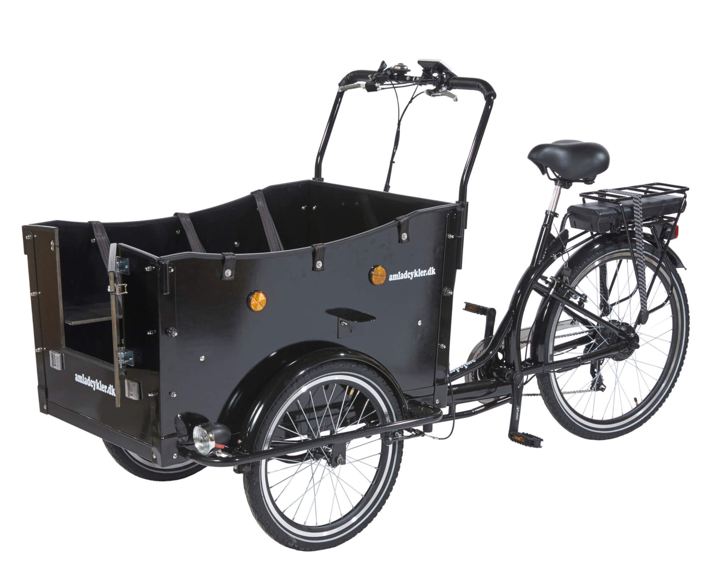 AMCargo Bikes Cargo Electric Tricycle 250W Kindergarten Open 6 Children - Bike N Fitness