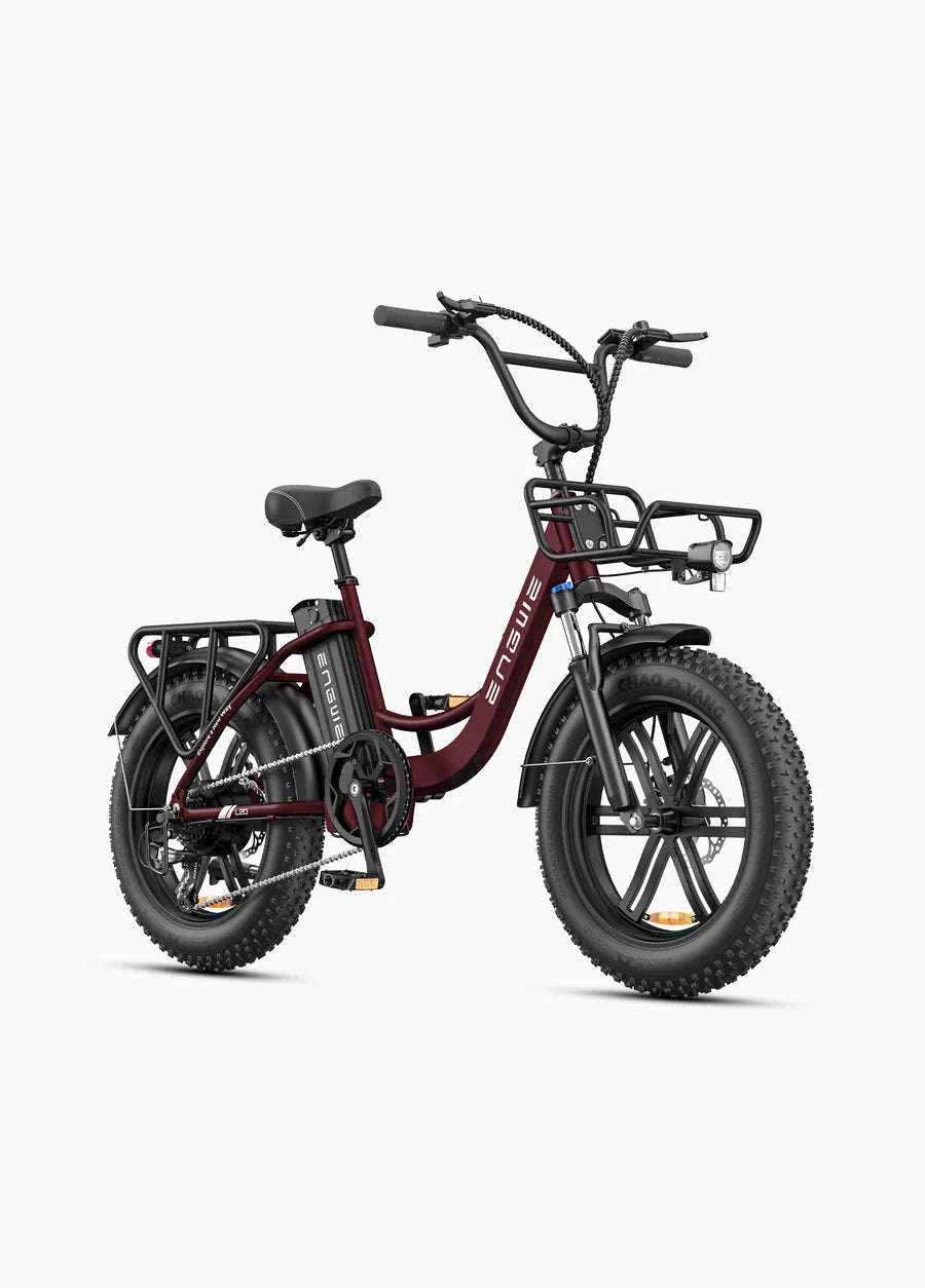 ENGWE L20 Boost 250W Mid-drive Motor FrontSuspension Compact E-bike with Boost Button - Bike N Fitness