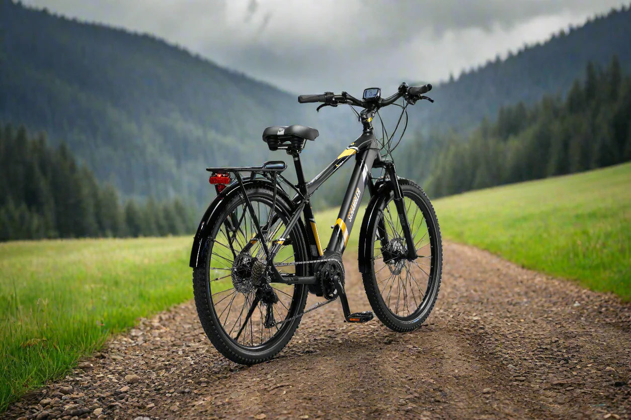 Mark2 Scrambler CX Mid Drive Crossbar Electric Bike 250W - Bike N Fitness